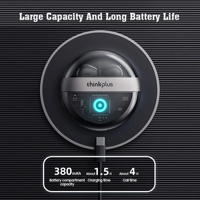 هندزفری بلوتوث دو تایی Lenovo ThinkPlus Live Pods T40 TWS