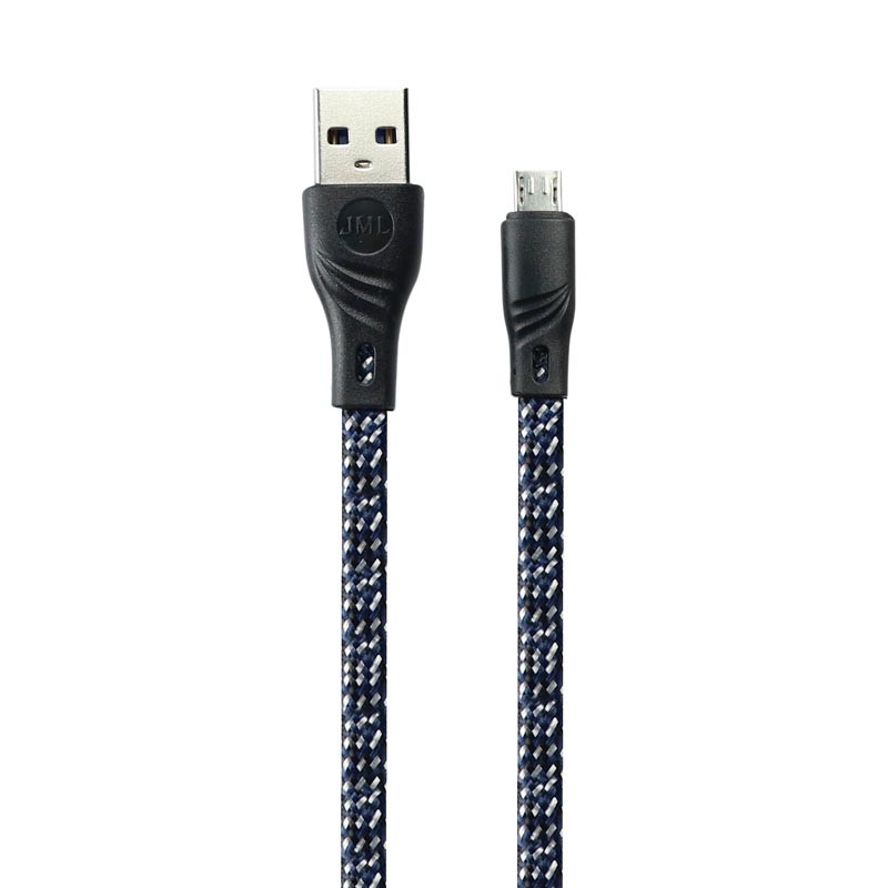 کابل فلت میکرو یو اس بی فست شارژ Ken Xin Da 2.8A 30cm