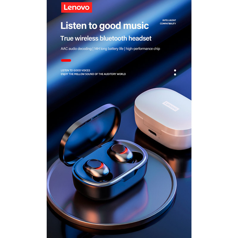 هندزفری بلوتوث دو تایی Lenovo ThinkPlus Live Pods PD1X TWS