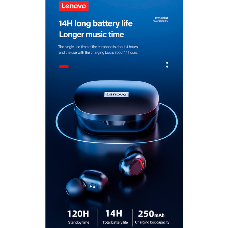 هندزفری بلوتوث دو تایی Lenovo ThinkPlus Live Pods PD1X TWS
