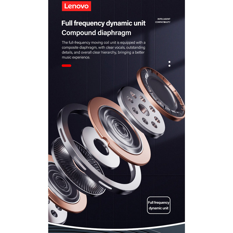 هندزفری بلوتوث دو تایی Lenovo ThinkPlus Live Pods PD1X TWS