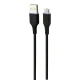 کابل میکرو یو اس بی فست شارژ Apama 369 2.4A 1m
