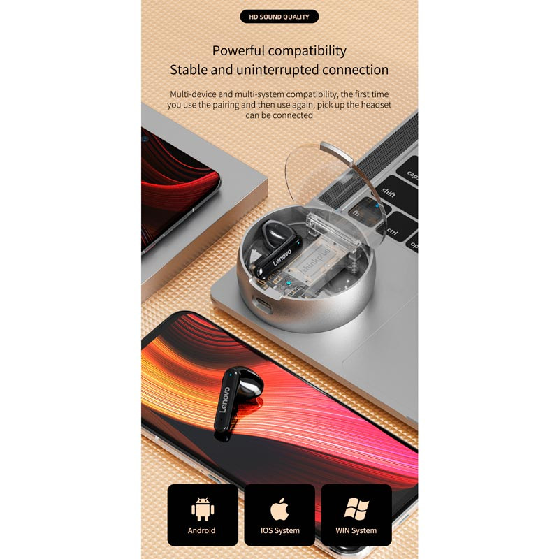 هندزفری بلوتوث دو تایی Lenovo ThinkPlus Live Pods LP8 Pro TWS