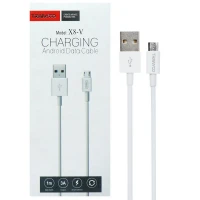 کابل میکرو یو اس بی فست شارژ Tranyoo X8-V 3A 1m