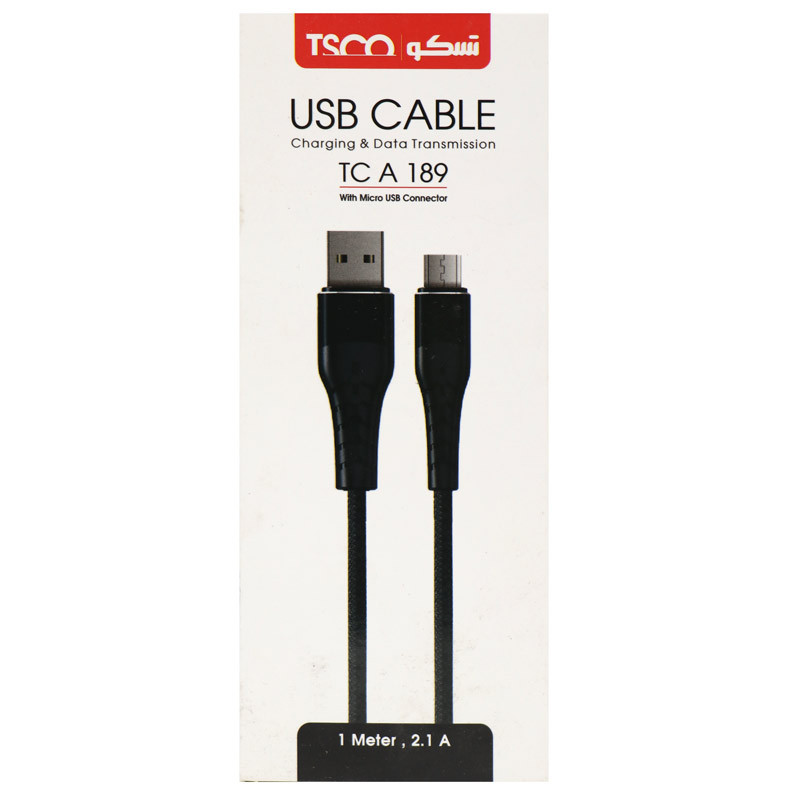 کابل میکرو یو اس بی TSCO TC A189 1m