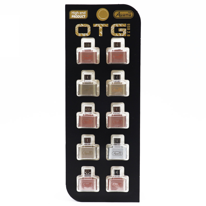 تبدیل APAMA OTG MicroUSB پک ۱۰ عددی