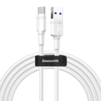 کابل تایپ سی فست شارژ Baseus Double-ring CATSH-C02 QC3 2m