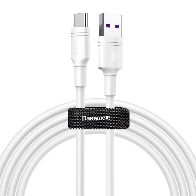 کابل تایپ سی فست شارژ Baseus Double-ring CATSH-C02 QC3 2m