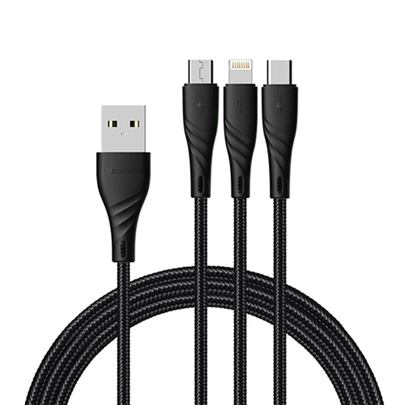 کابل سه سر Mcdodo CA-6450 3A 1.2m