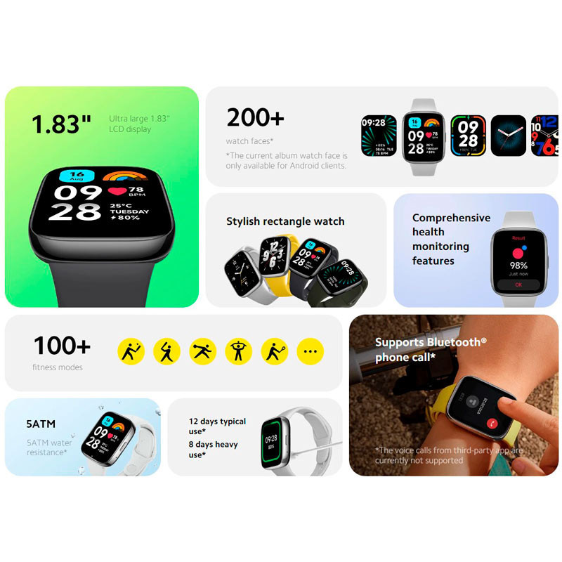 ساعت هوشمند شیائومی Xiaomi Redmi Watch 3 Active M2235W1 46mm