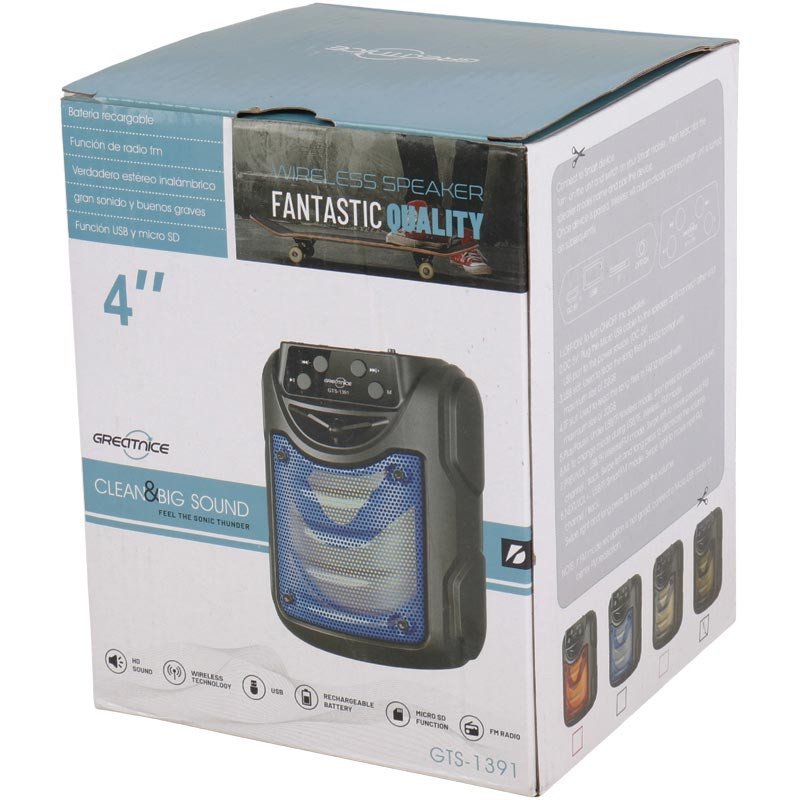 اسپیکر بلوتوثی رم و فلش خور Greatnice GTS-1391
