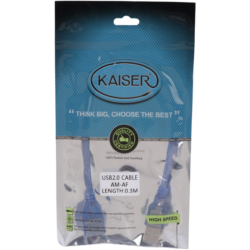کابل کوتاه افزایش طول Kaiser USB 30cm