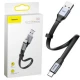 کابل Baseus HW Quick Charge CATMBJ-BG1 Type-C 5A 23cm