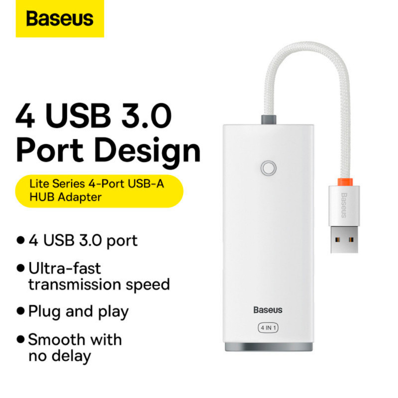 هاب 5 پورت USB3.0 باسئوس Lite Series WKQX03000