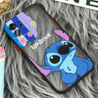 قاب PC مات فانتزی محافظ لنز دار طرح استیچ iPhone 12