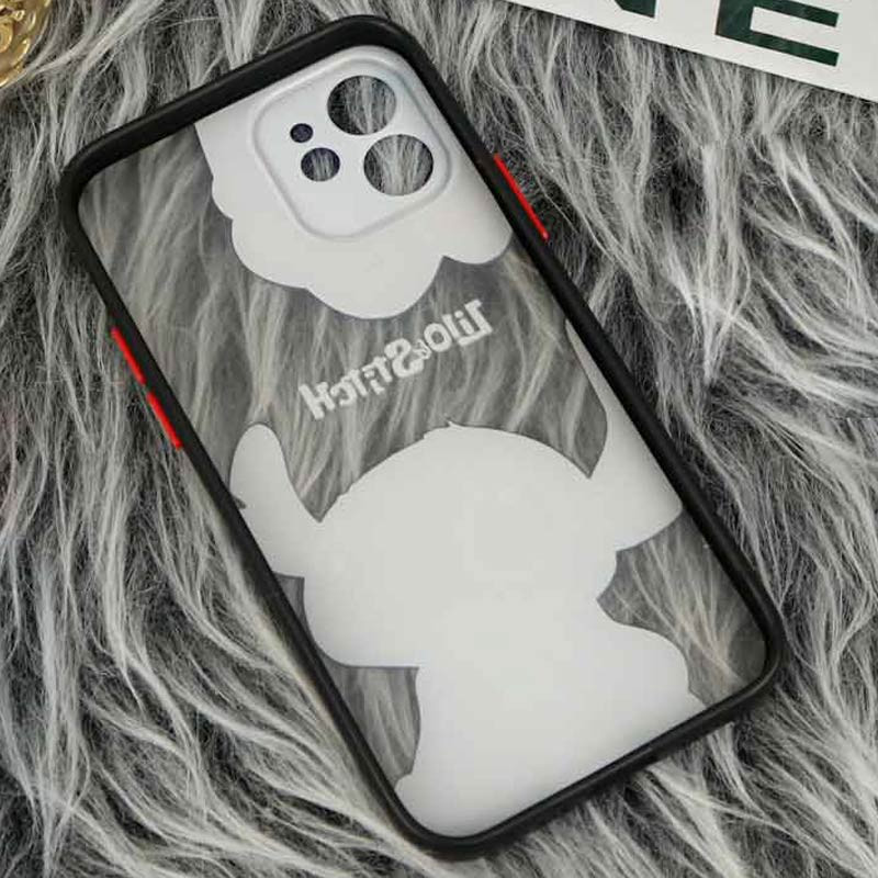 قاب PC مات فانتزی محافظ لنز دار طرح استیچ iPhone 12