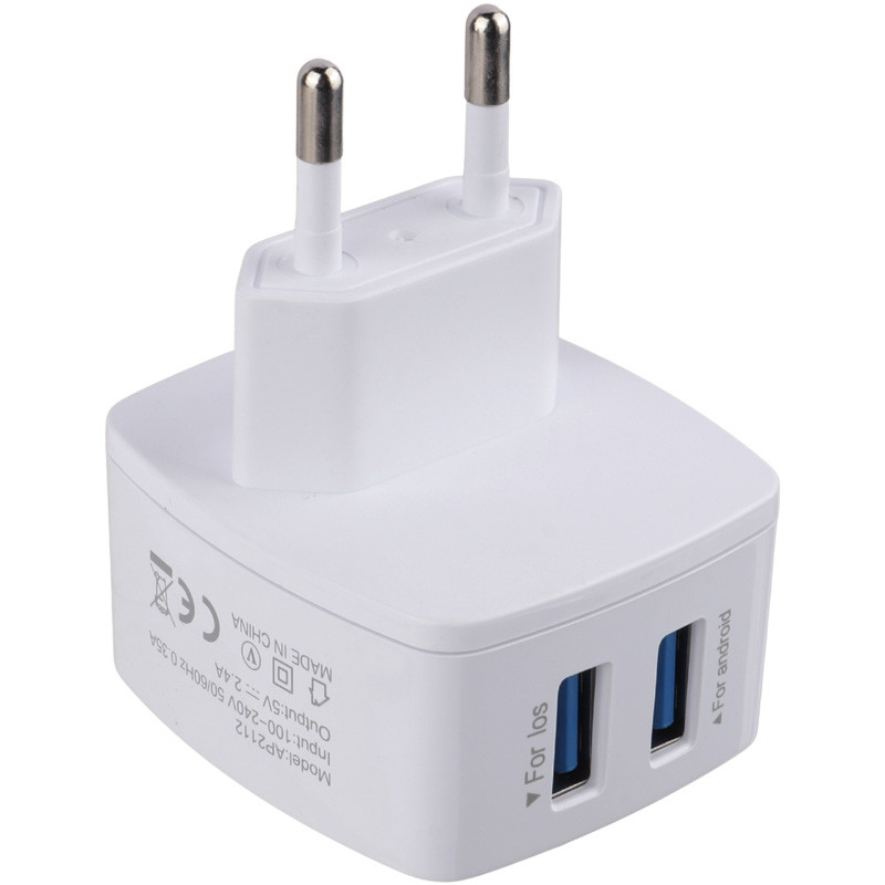 شارژر دیواری Verity AP 2112 2Port + کابل میکرو یو اس بی