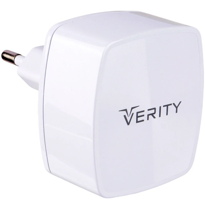 شارژر دیواری Verity AP 2112 2Port + کابل میکرو یو اس بی