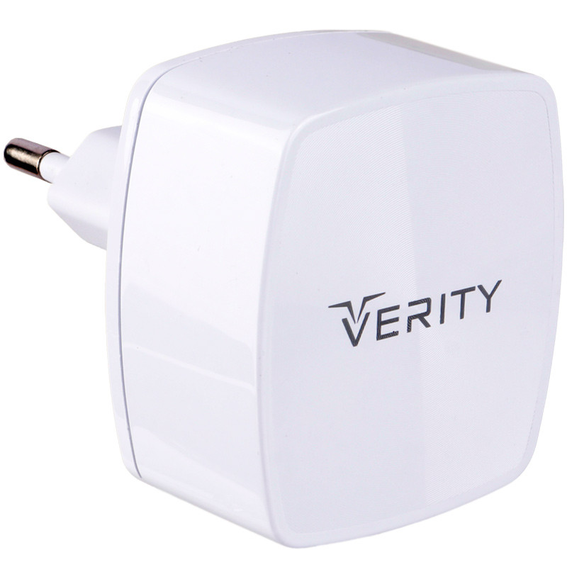 شارژر دیواری Verity AP 2112 2Port + کابل میکرو یو اس بی