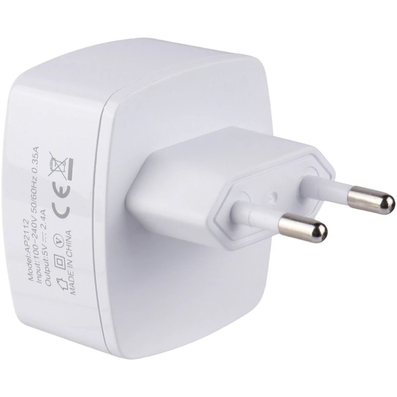 شارژر دیواری Verity AP 2112 2Port + کابل میکرو یو اس بی
