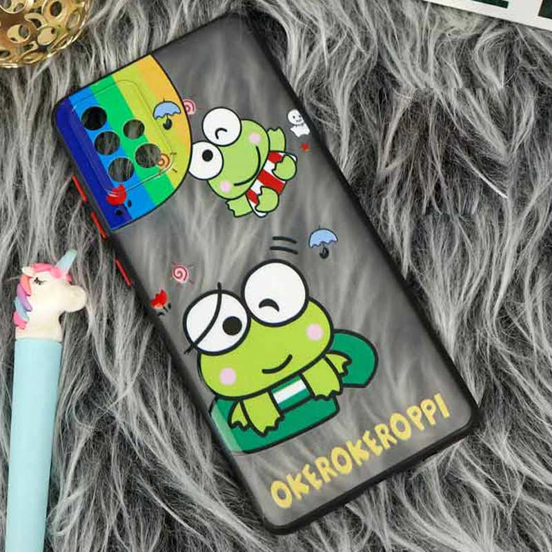 قاب PC مات فانتزی محافظ لنز دار طرح قورباغه Samsung Galaxy A71