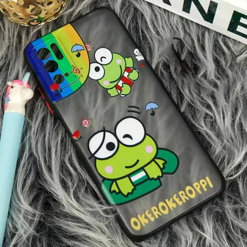 قاب PC مات فانتزی محافظ لنز دار طرح قورباغه Xiaomi Poco M3 Pro