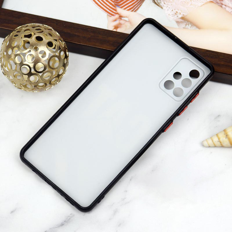 قاب PC محافظ لنز دار طرح CAT سامسونگ Samsung Galaxy A71
