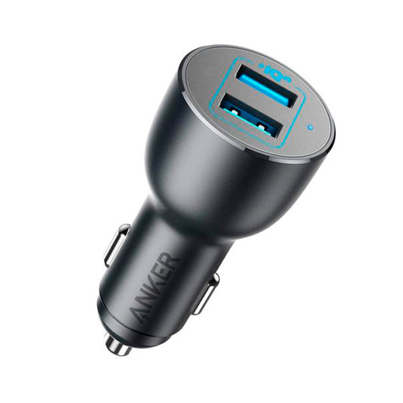 شارژر فندکی فست شارژ Anker PowerDrive 3 A2729 QC3.0 PD 3A 36W