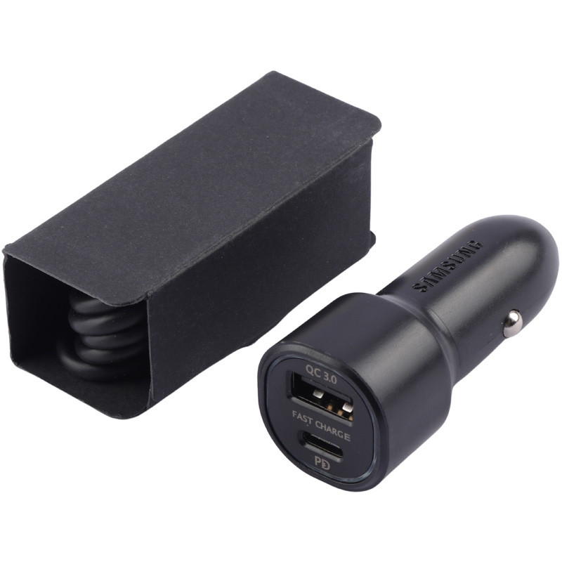 Samsung EP-L1100A+C QC 3A PD 25W Car Charger With Type-C Cable