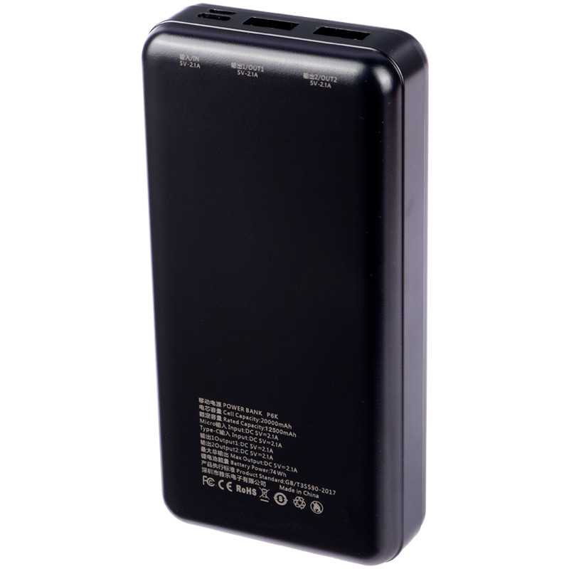 پاوربانک فست شارژ اوی P6K 10.5W ظرفیت 20000 میلی آمپر ساعت