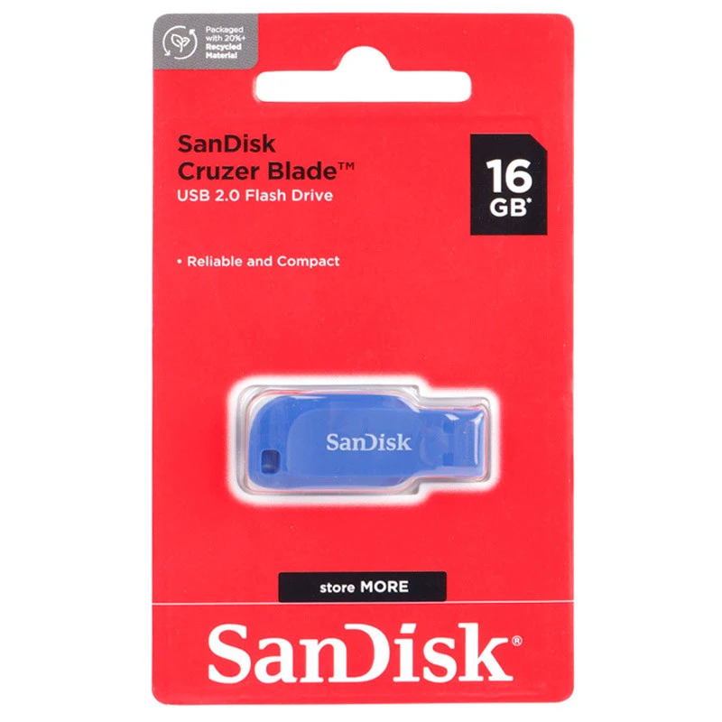 فلش ۱۶ گیگ سن دیسک SanDisk Cruzer Blade