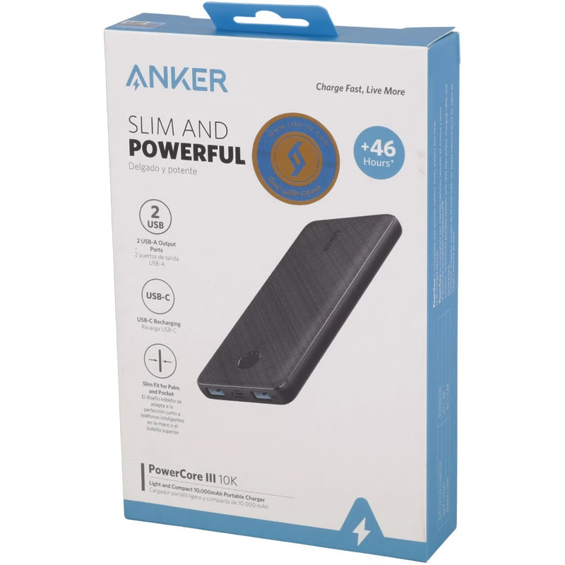 پاور بانک فست شارژ 10000 انکر Anker PowerCore 3 A1247 12W