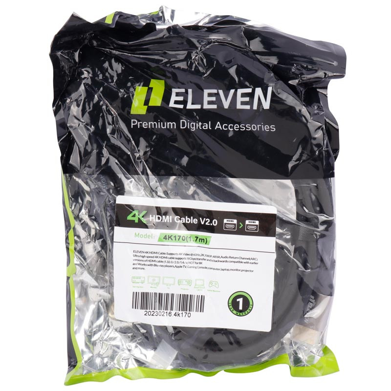 کابل Eleven HDMI V2.0 4K 1.7m