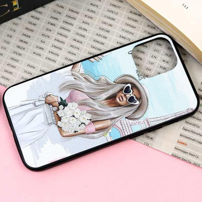 قاب فانتزی برجسته طرح دختر iPhone 12 Mini سری F