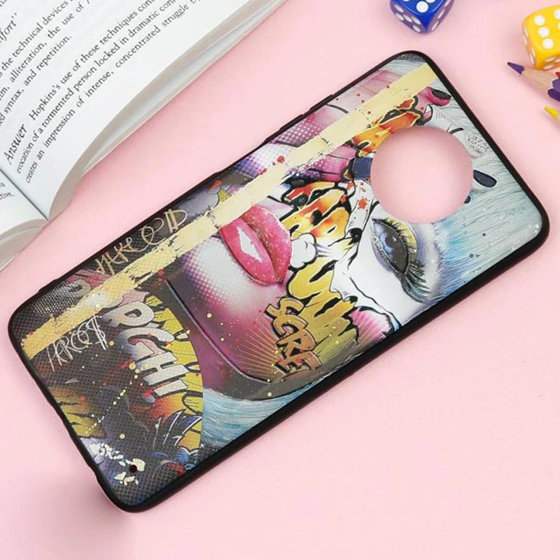 قاب فانتزی برجسته طرح دختر Xiaomi Redmi Note 9T سری F