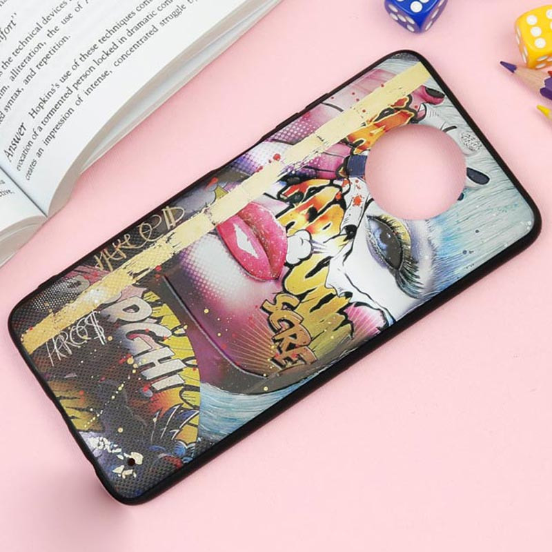 قاب فانتزی برجسته طرح دختر Xiaomi Redmi Note 9T سری F