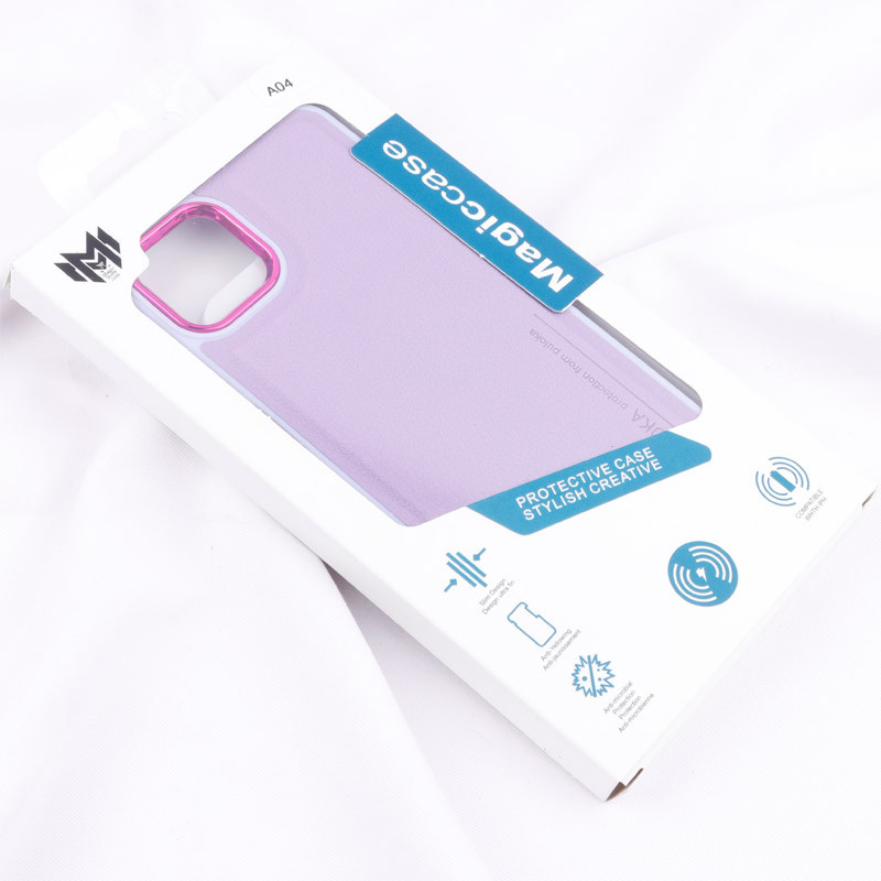 قاب چرمی Puloka متال ایرون Samsung Galaxy A04