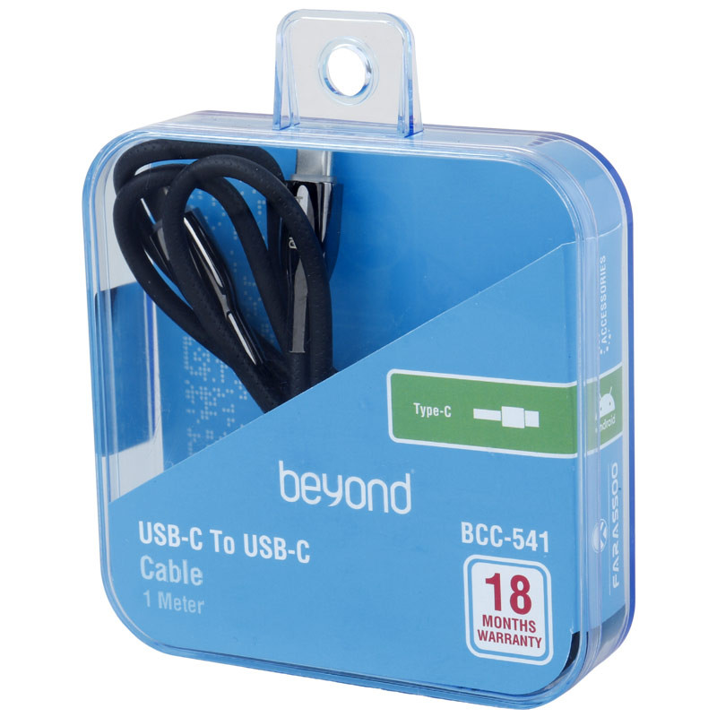 کابل تبدیل فست شارژ Beyond BCC-542 Type-C To Type-C 60W 2m