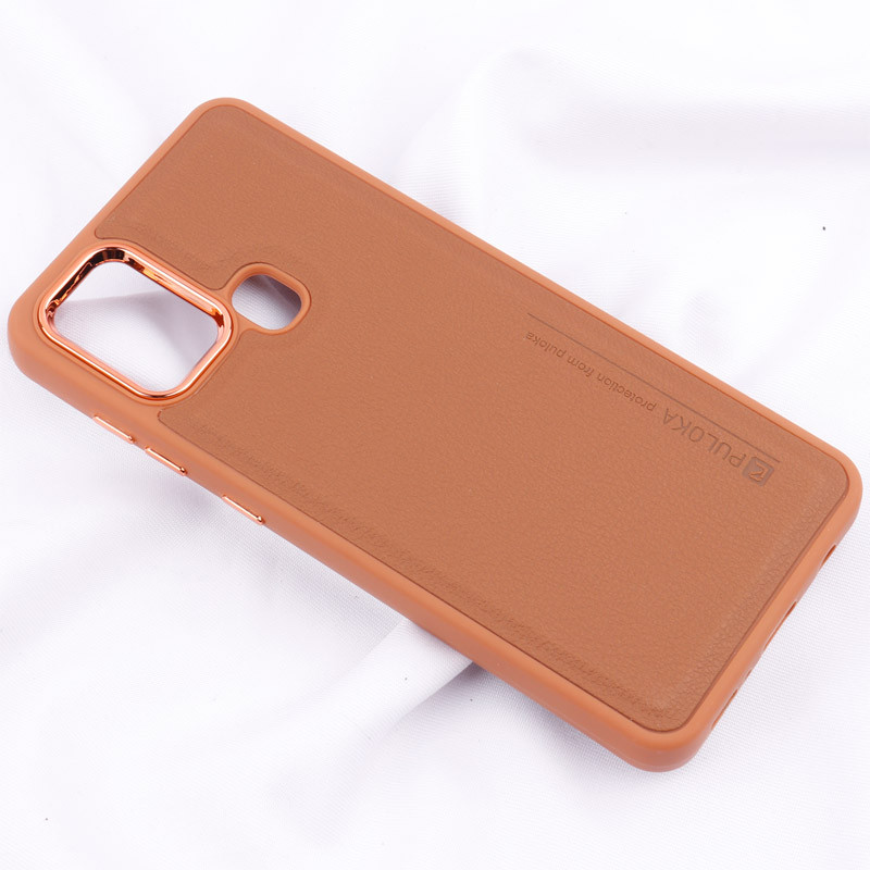 قاب چرمی Puloka متال ایرون Samsung Galaxy A21s