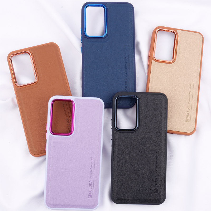 قاب چرمی Puloka متال ایرون Samsung Galaxy A54