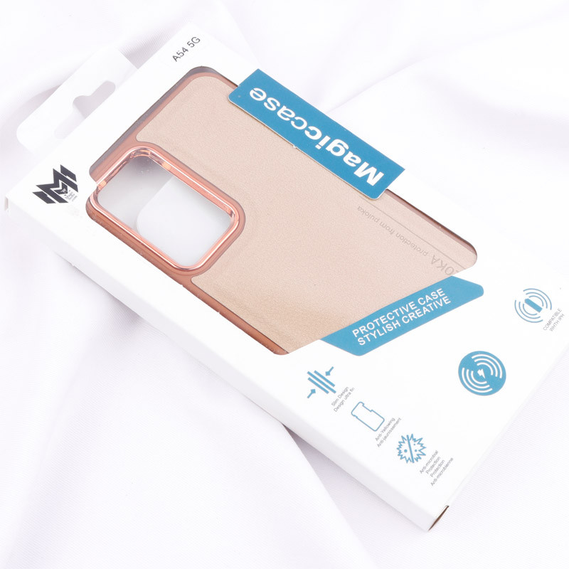 قاب چرمی Puloka متال ایرون Samsung Galaxy A54