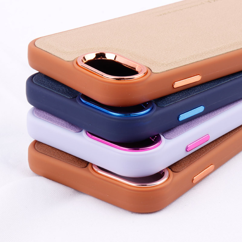 قاب چرمی Puloka متال ایرون iPhone 7 / 8 / SE 2020