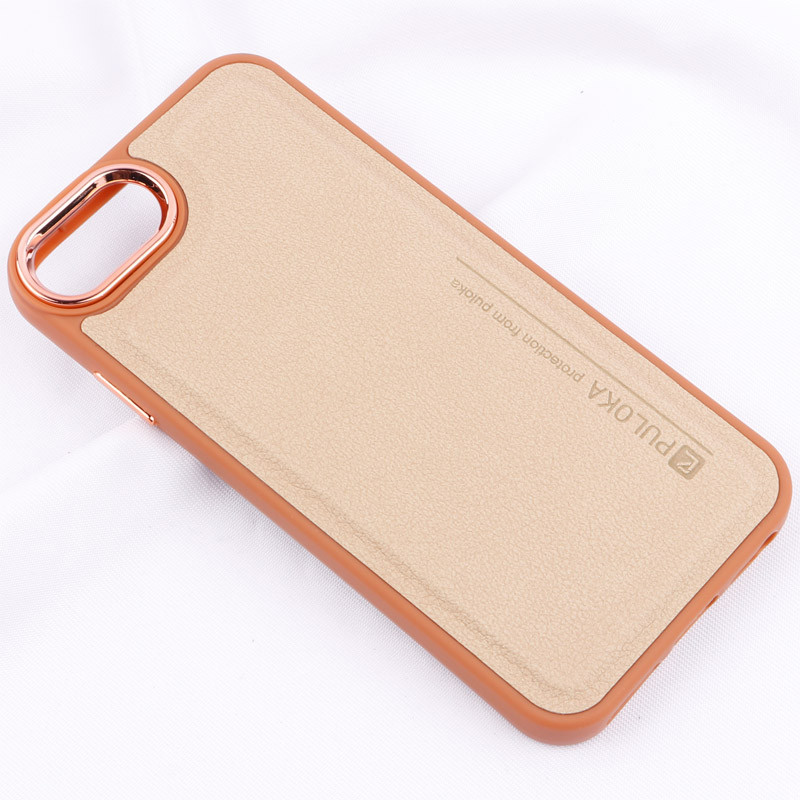 قاب چرمی Puloka متال ایرون iPhone 7 / 8 / SE 2020