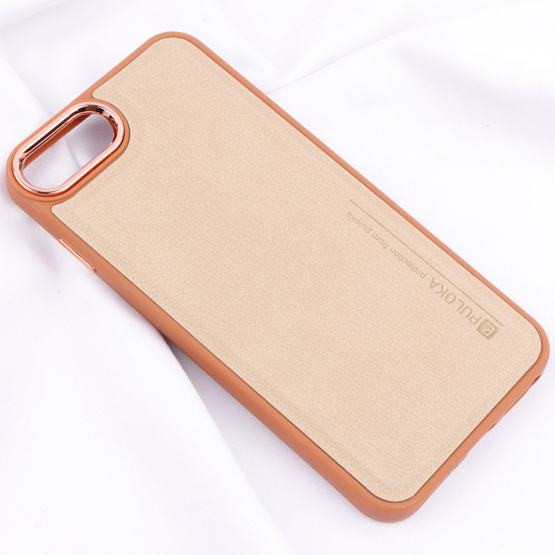 قاب چرمی Puloka متال ایرون iPhone 7 Plus / 8 Plus