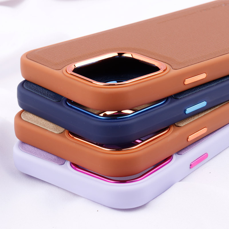 قاب چرمی Puloka متال ایرون iPhone 12 Pro Max