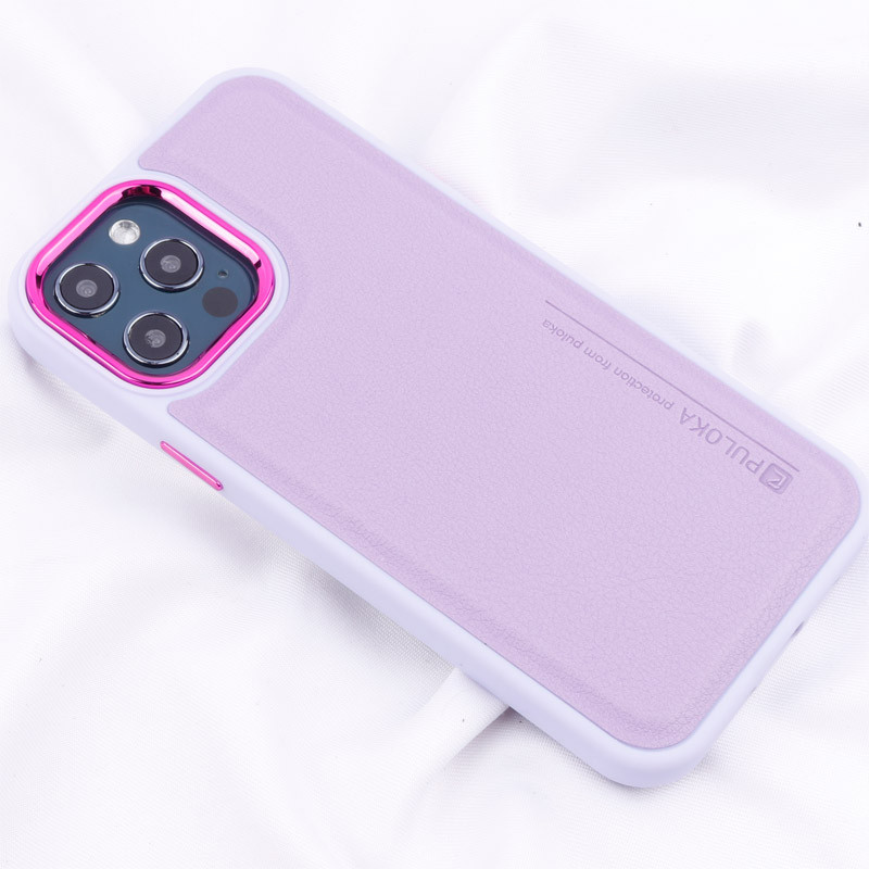 قاب چرمی Puloka متال ایرون iPhone 12 Pro Max