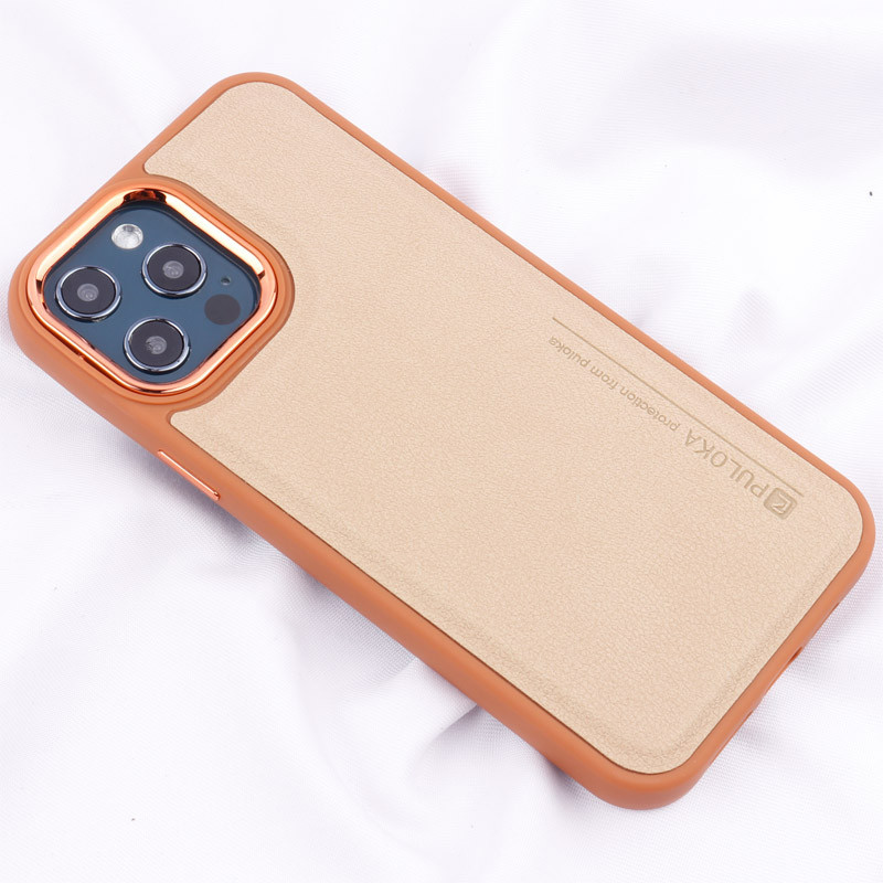 قاب چرمی Puloka متال ایرون iPhone 12 Pro Max