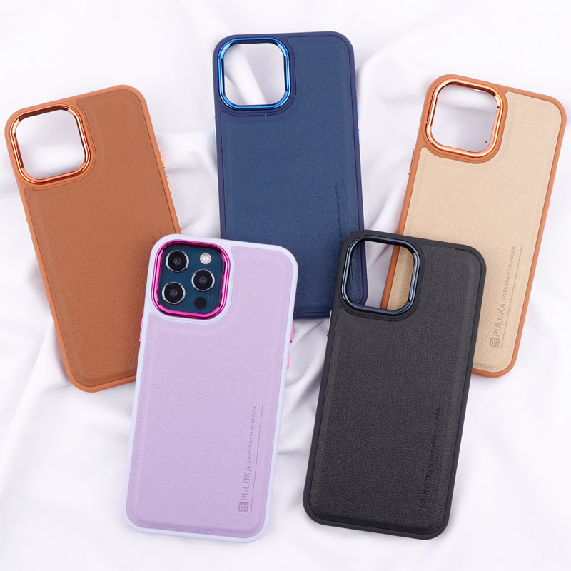قاب چرمی Puloka متال ایرون iPhone 12 Pro Max