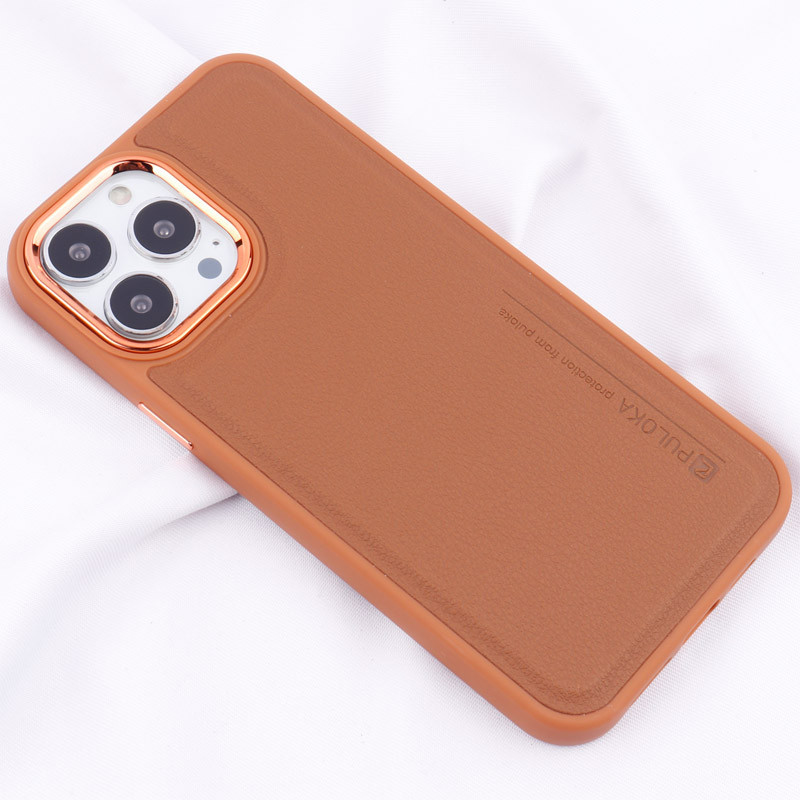 قاب چرمی Puloka متال ایرون iPhone 13 Pro Max