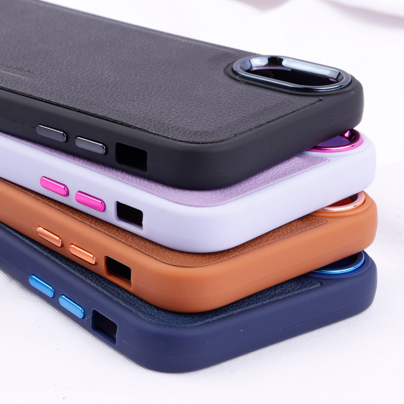 قاب چرمی Puloka متال ایرون iPhone X / XS
